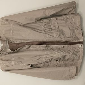 Brown Check Hooded Rain Jacket